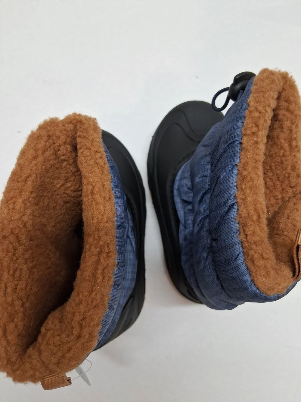 Kids Winter Snow Boots - Blue & Brown